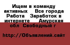 Ищем в команду активных. - Все города Работа » Заработок в интернете   . Амурская обл.,Свободный г.